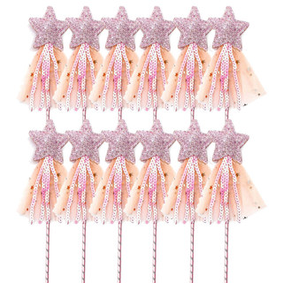 6/3 Pçs/Lote Bebê Meninas Estrela Fada Varinha Tollder Lantejoulas Mágica Crianças Foto Adereços Festa De Aniversário An