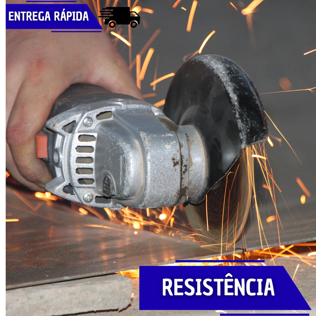 Kit 40 Disco De Corte Metal E Ferro Para Esmerilhadeira 115x1x22,23mm Fino Corte Rápido Resistente Discos Ferro Aço — imagem 2 de 2