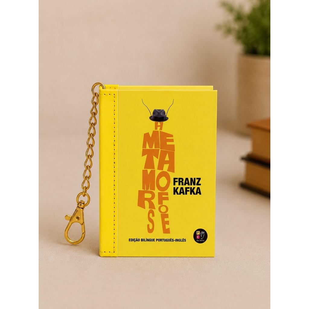 Book Charm | A Metamorfose | Livro Chaveiro