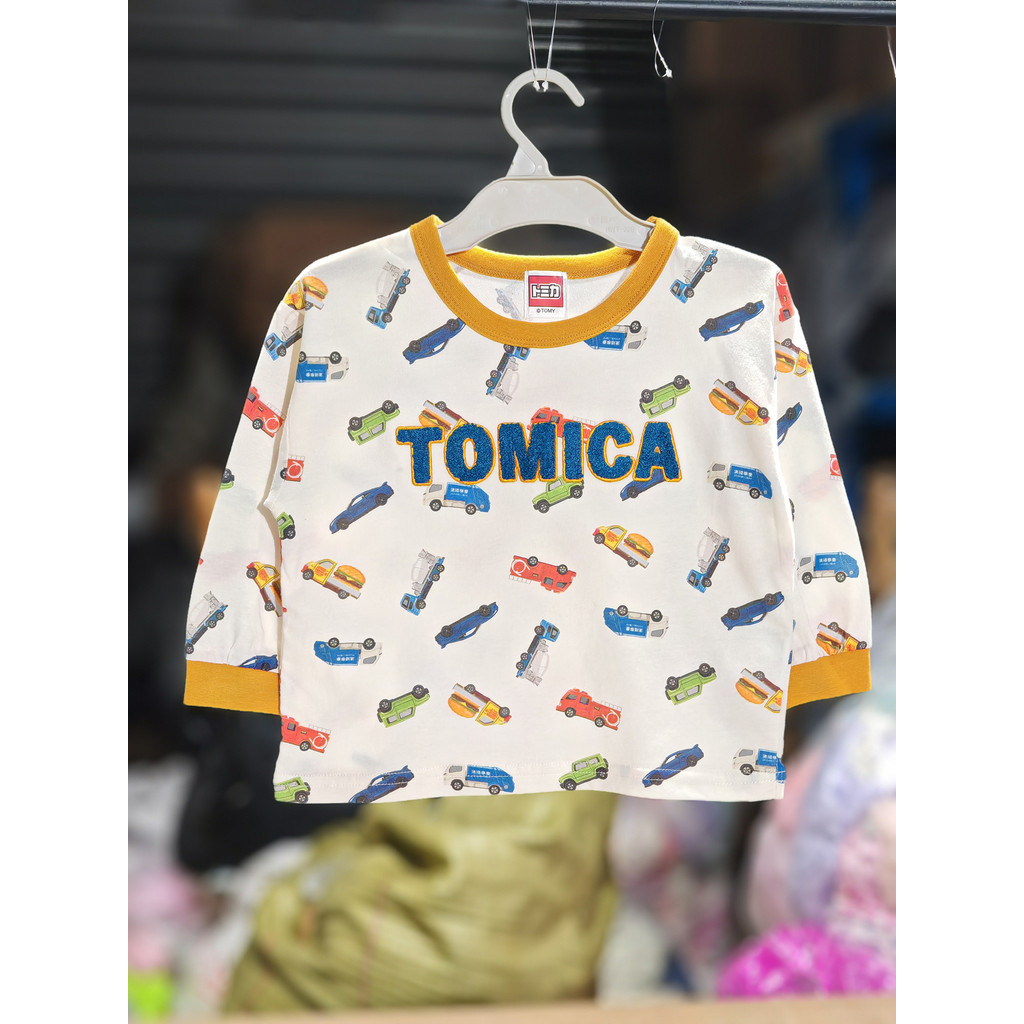 Japonês única primavera outono 1-3 anos de idade roupas de bebê masculino feminino bebê manga comprida camiseta crianças