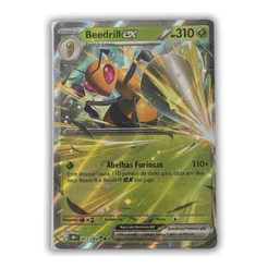 Carta Pokémon Beedrill Ex 003/086 Caos Ascendente
