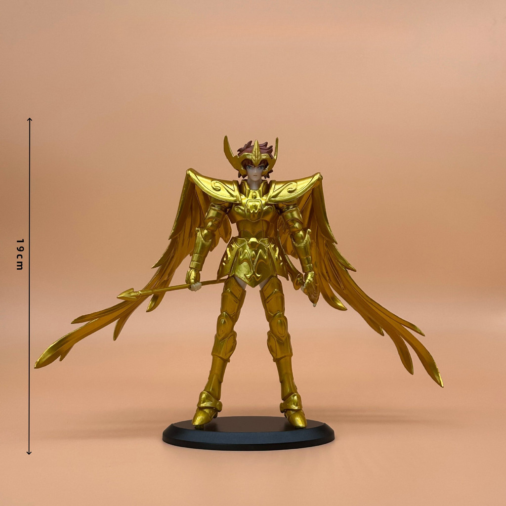 Figura Os Cavaleiros do Zodíaco 19cm Cavaleiros de Ouro Modelo Colecionável — imagem 2 de 2