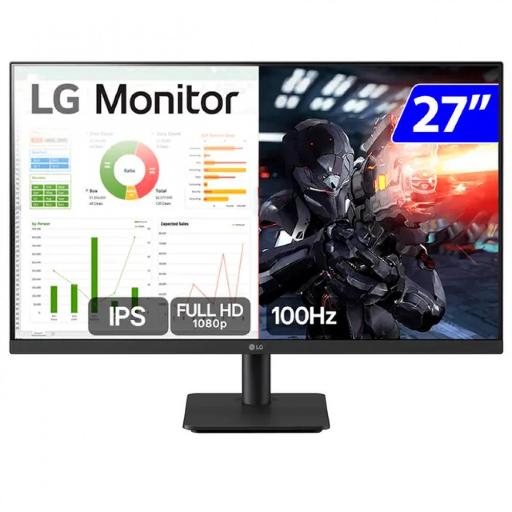 Monitor Gamer 27MS500-B.AWZM IPS 27 Full HD HDMI LG