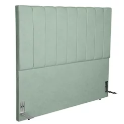 Cabeceira para Cama de Casal Bouclê Premium Verde