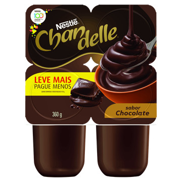 Chandelle Sobremesa láctea de chocolate Nestlé 360g
