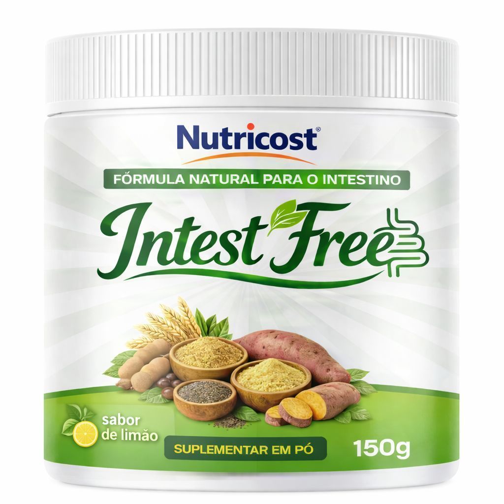 1x IntestFree Suplemento Alimentar Natural Para Saúde Intestinal