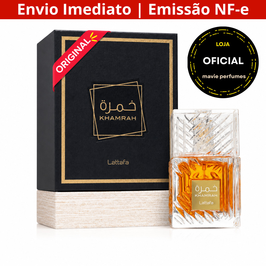 Perfume Árabe Khamrah Lattafa 100ml Eau de Parfum Original com Selo — R$ 145,00 em Shopee