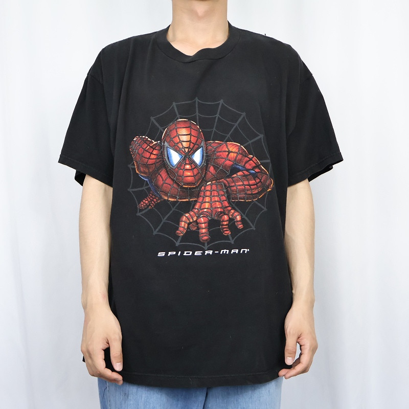 Camiseta Masculina Feminina Oversized Estampa Homem-Aranha Filme Clássico Teia T-shirt Streetwear Camiseta