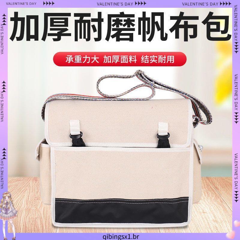 Bolsa de ferramentas para eletricista, bolsa de lona grande para ferramentas de reparo, multifuncional, para trabalhar m