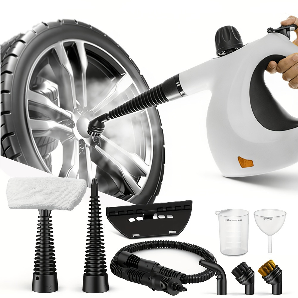 Limpador Higienizador a Vapor Portátil de Alta Pressão com Acessórios para Cozinha, Sofá, Banheiro, Vidros e Carro 220V