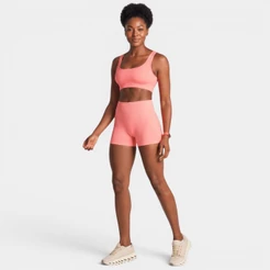 Short Legging Lupo Canelado Seamless - Coral