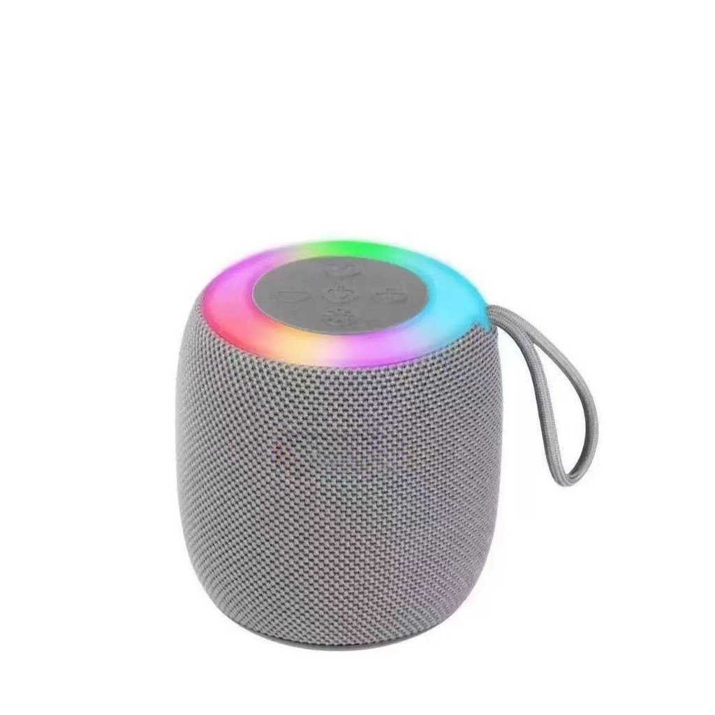 Subwoofer doméstico de áudio sem fio Bluetooth alto-falante áudio portátil pequeno dente som portátil pequeno canhão aço