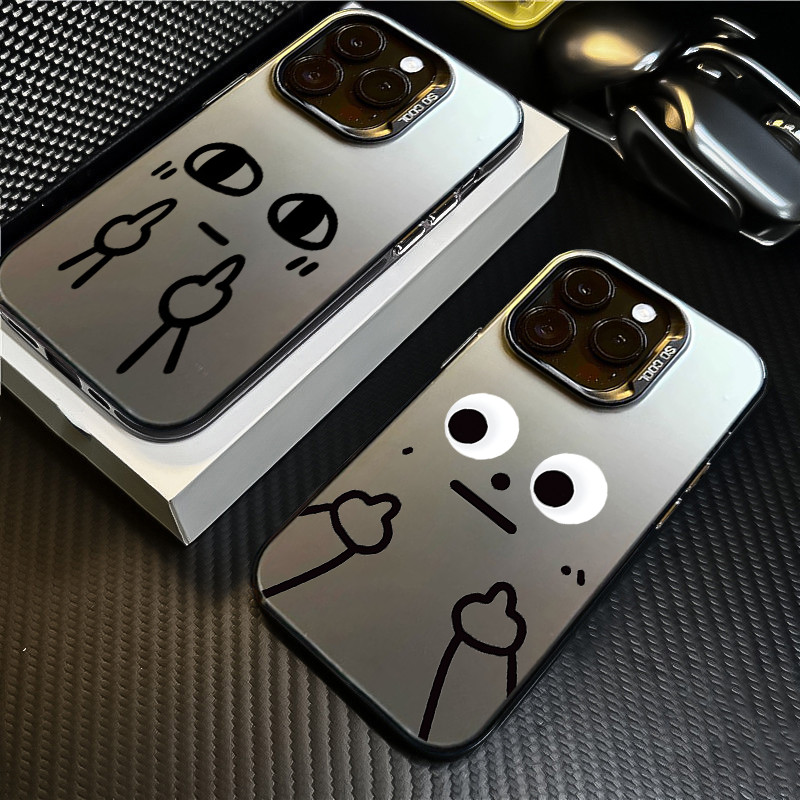 Capa De Telefone Para Samsung A36 A56 A06 4G A16 A26 A55 A54 A53 A52 5G A12 A32 Engraçado Dedo Médio Fosco Dura
