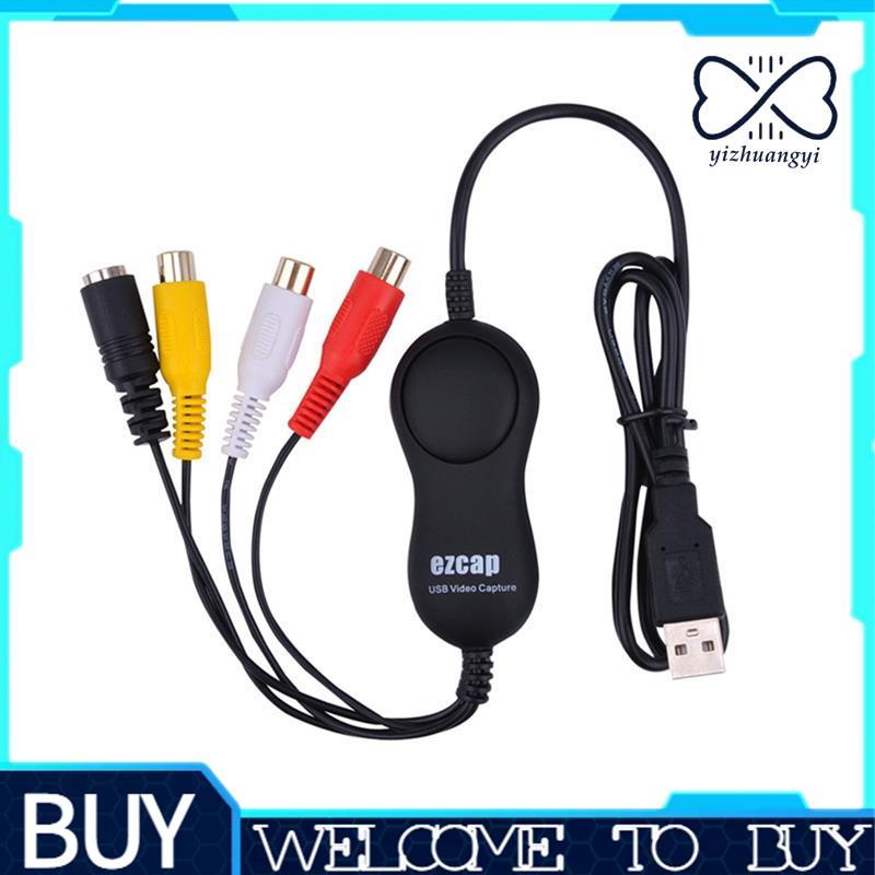 Ezcap158 USB 2.0 Placa De Captura De Áudio E Vídeo AV S-Video Gravação De Analóg