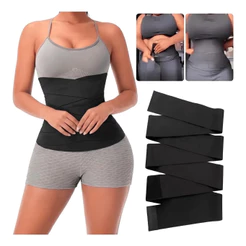 Cinta Modeladora Cintura Abdômen Alta Compressão Ajuste Personalizado