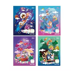 Caderno brochura capa dura caligrafia pauta verde 40 folhas Spice Kids Tilibra