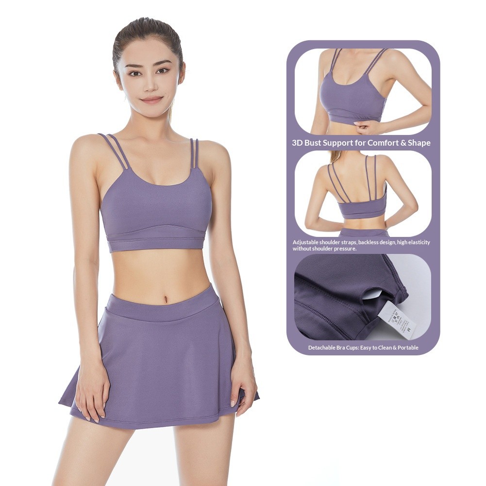 Nylon nude Esportes Cintura Alta Respirável Absorvente De Suor Saia De yoga Correndo Tênis anti-Exposição Cinto Bolso Te