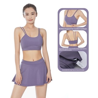 Nylon nude Esportes Cintura Alta Respirável Absorvente De Suor Saia De yoga Correndo Tênis anti-Exposição Cinto Bolso Te