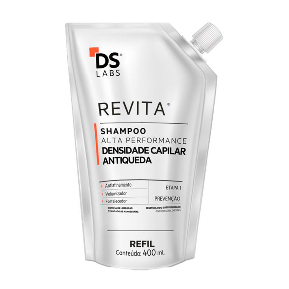 Shampoo Revita Alta Performance Densidade Capilar Antiqueda DS Labs Refil 400ml