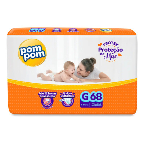 Pom Pom Proteção De Mãe Hiper Protek G Sem Gênero