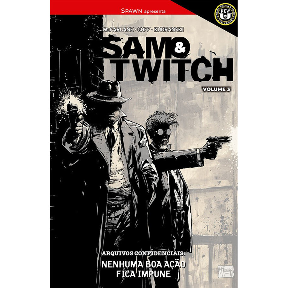 Comic - Spawn Apresenta: Sam & Twitch Vol. 3 - Novo/Lacrado