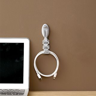 XYLDN88 tomada de parede simples, fio de cozinha fixo, enrolador de cabo de banheiro, cordão multifuncional, organizador