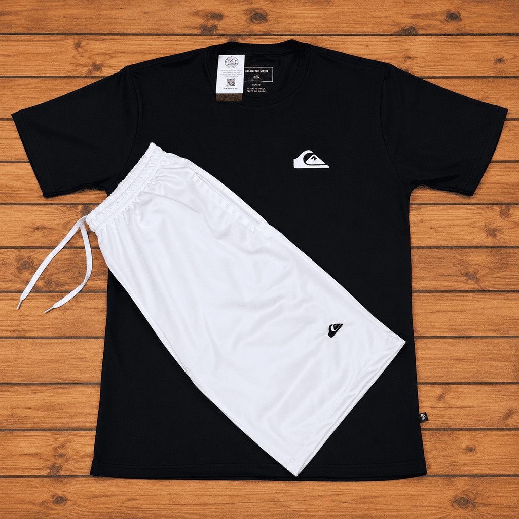 Conjunto Masculino Camiseta Premium + Short Mauricinho Tectel 100% Algodão Exclusiva Lançamento 2026