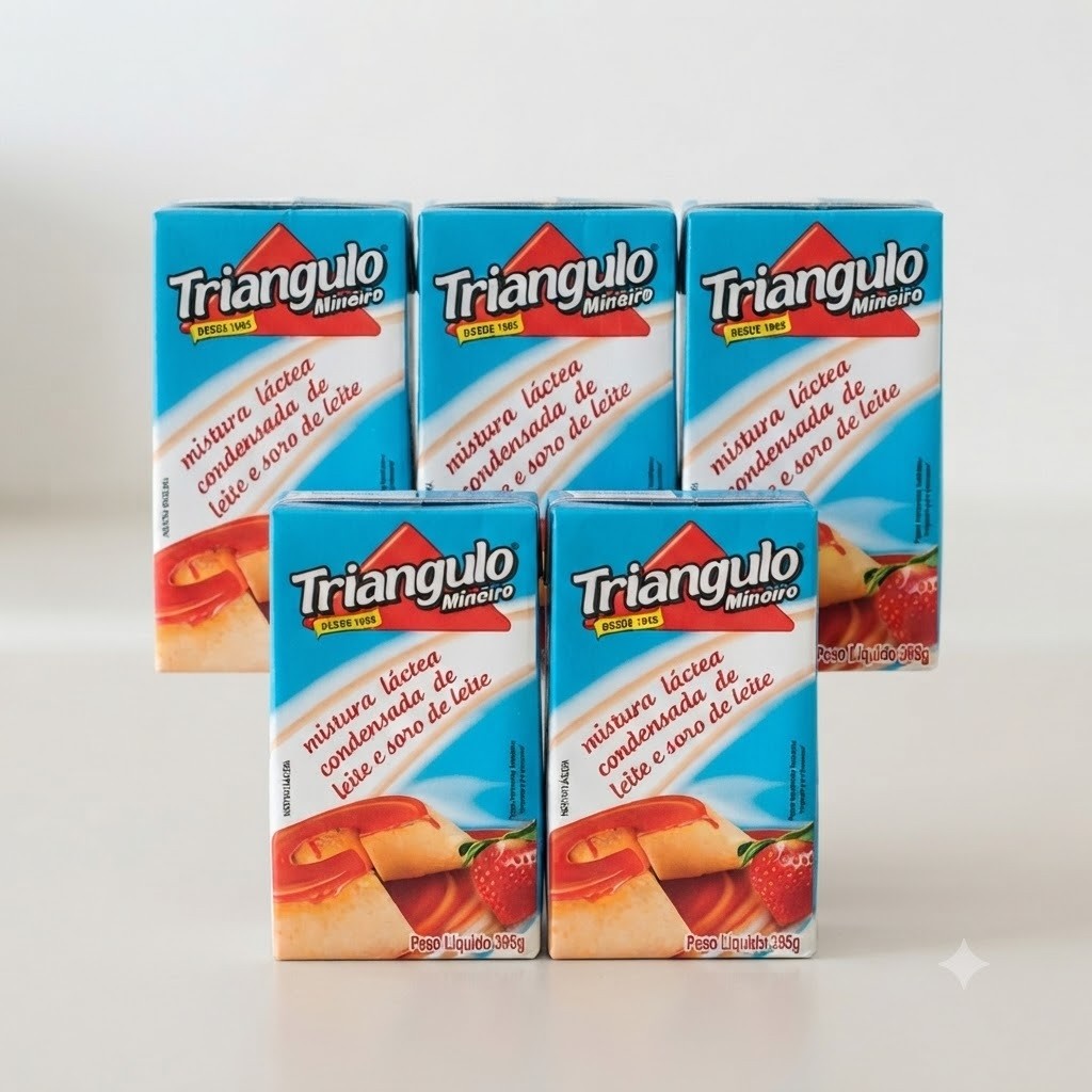 Kit 5 Mistura Láctea Condensada Triângulo 395g