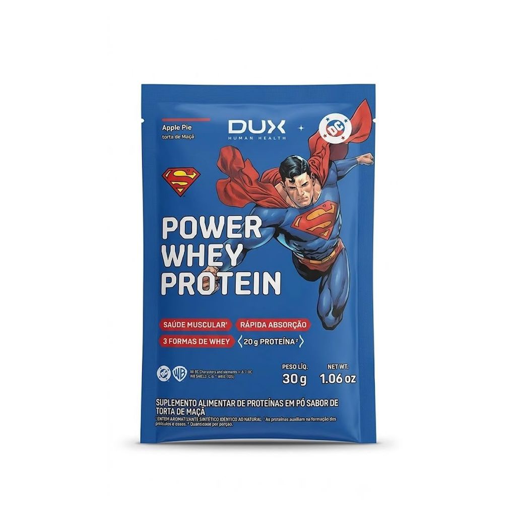 Power Whey Protein DC - 1 Sachê 30g Apple Pie - Dux Nutrition