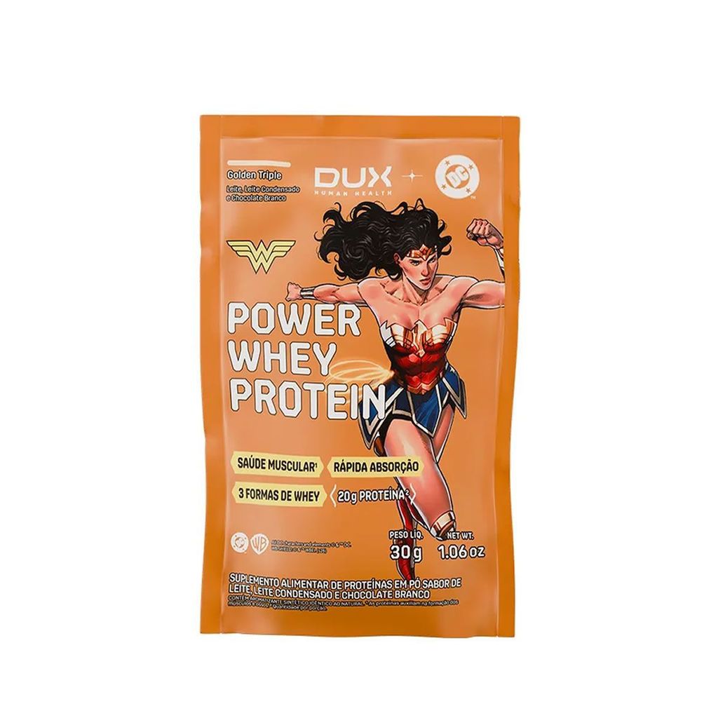 Power Whey Protein DC - 1 Sachê 30g Golden Triple - Dux Nutrition