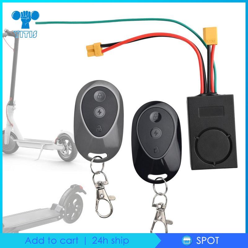 Sistema De Segurança De Interface XT60 De Alarme De Scooter Elétrico Com Controle Remoto 115 dB , Antirroubo , F