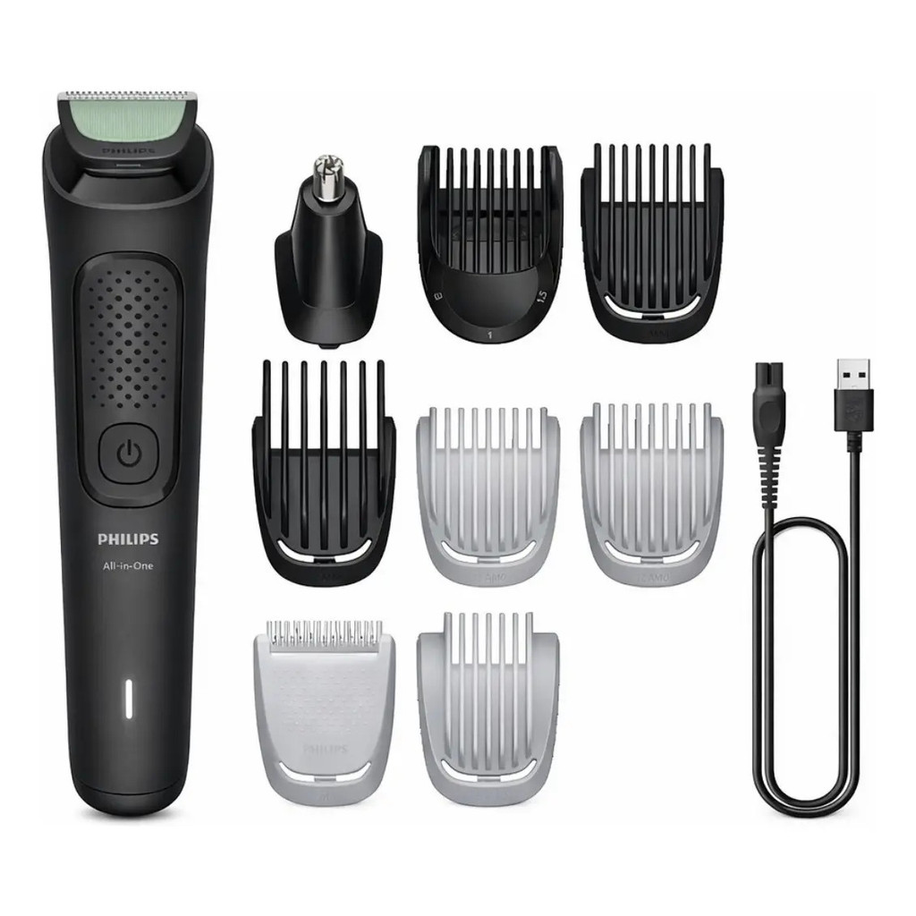 Aparador De Pelos Philips Multigroom 9 Em 1 Mg3927/15 Bivolt Preto