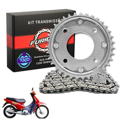 KIT RELAÇÃO BIZ 100 1998 A 2005 TRANSMISSAO BIS