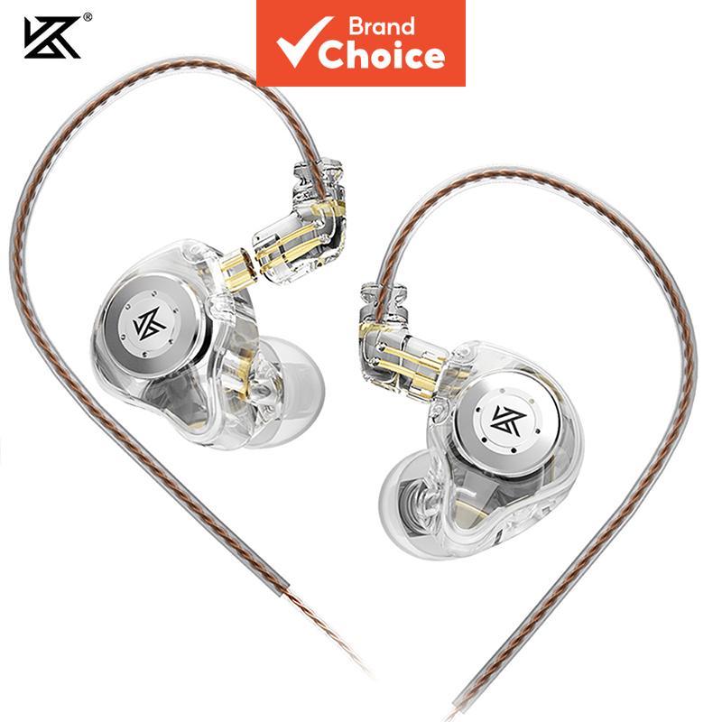 KZ EDX PRO Fones De Ouvido Dinâmicos HiFi Bass Intra-Auriculares Esportivos Com Cancelamento De Ruído Para Música Uso Di