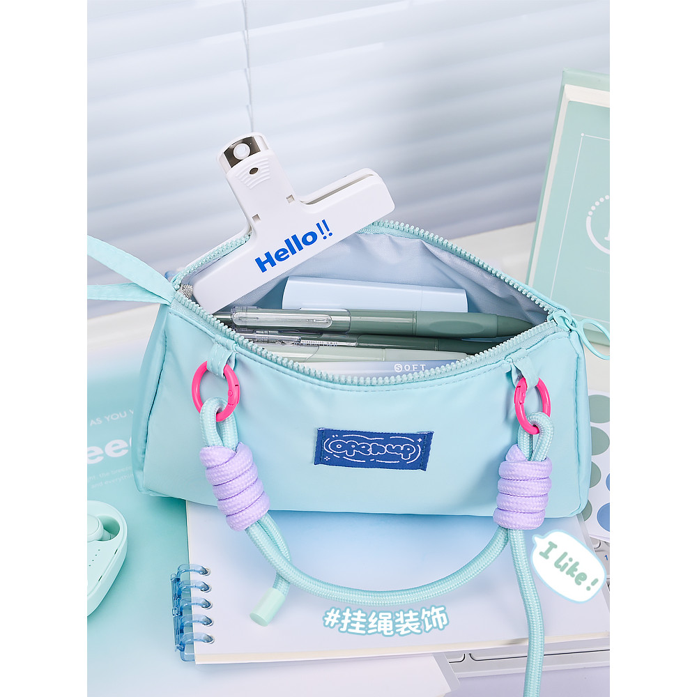 Estojo de lápis de grande capacidade Design Feel Niche Girls 2026 Novo estilo Caixa de papelaria ins Bolsa de papelaria