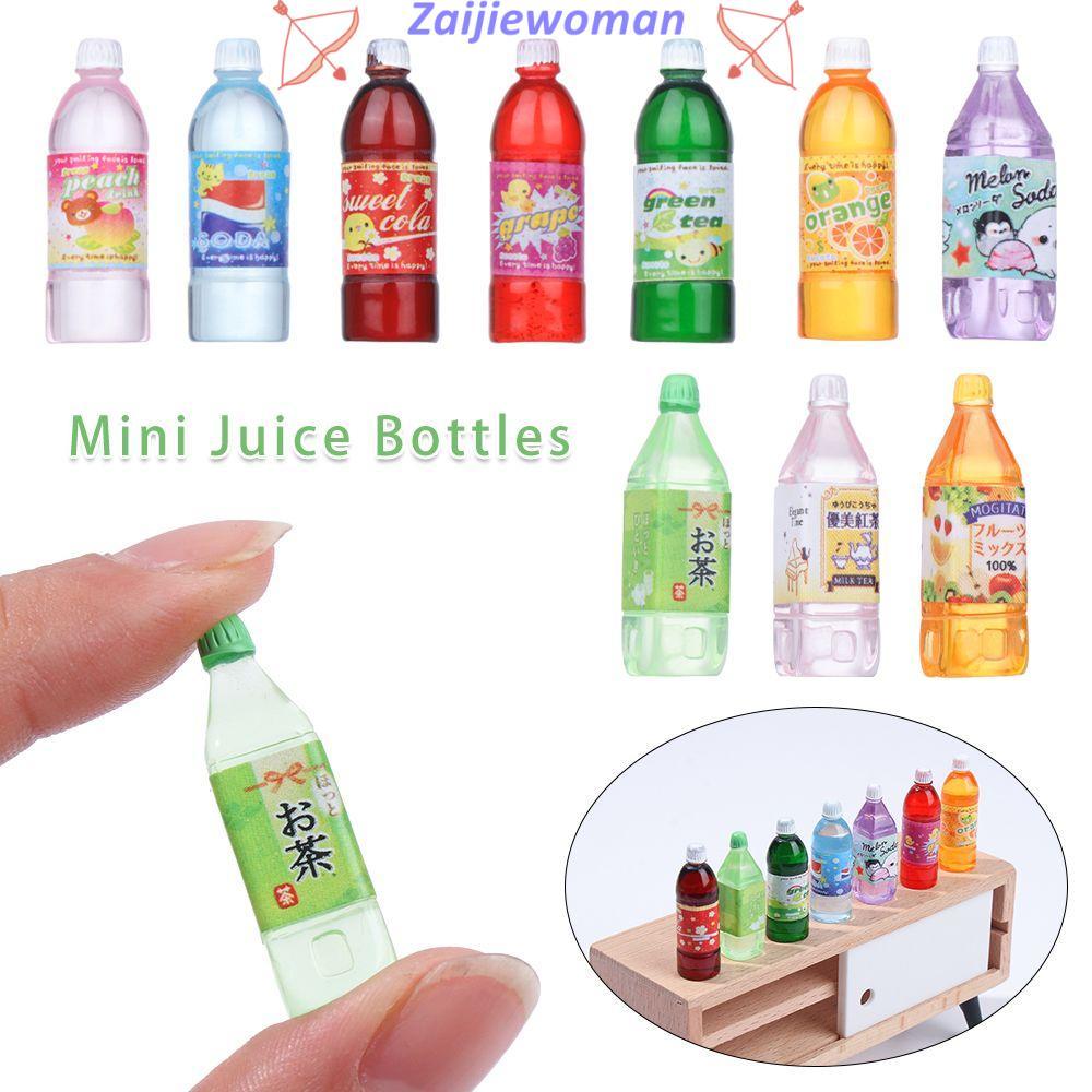 ZAIJIEWOMAN Casa De Bonecas Em Miniatura Comida Miniaturas Decoração Crianças Brinquedos Acessórios Simulação Bebidas