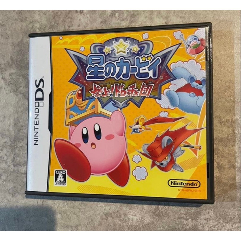 Used Nintendo DS Kirby Squeak Squad With Case Japanese Version