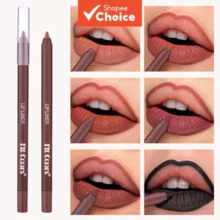 Delineador Labial Fosco De 6 Cores Fit Colors , Lápis À Prova D'água De Longa Duração E Não Desbotad