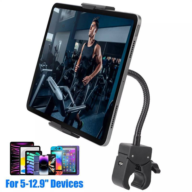 [VLY] Suporte Para Tablet Com Braçadeira Guidão Motocicleta De 5 A 12.9 Polegadas Telefones Clipe Scooter De Bicicleta 1