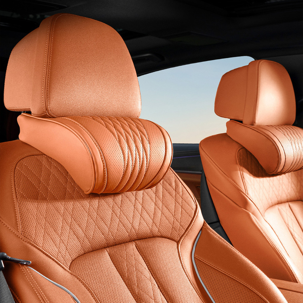 Travesseiro Luxuoso Para Encosto De Cabeça De Carro , Ergonômico Dirigir No Pescoço A Maioria Dos Carros