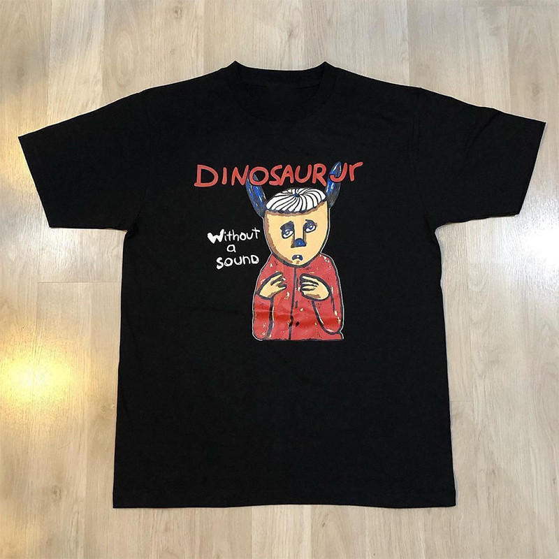 Dinossauro Jr dinossauro II alternativa Rock Band americano Retro VTG High street Wear camiseta de manga curta masculina