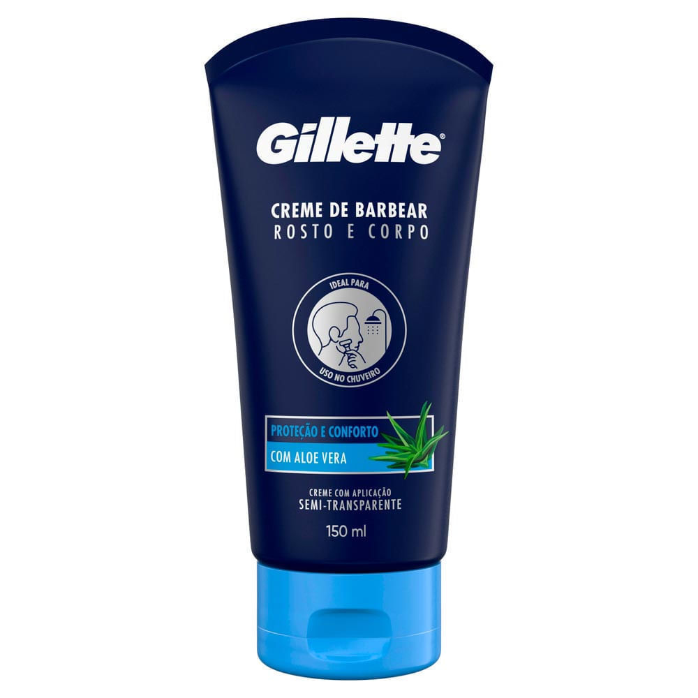 Creme de Barbear Gillette Proteção e Conforto 150ml
