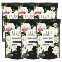 Kit 6 und Sabonete Líquido Lux Buque de Jasmim Refil 200ml