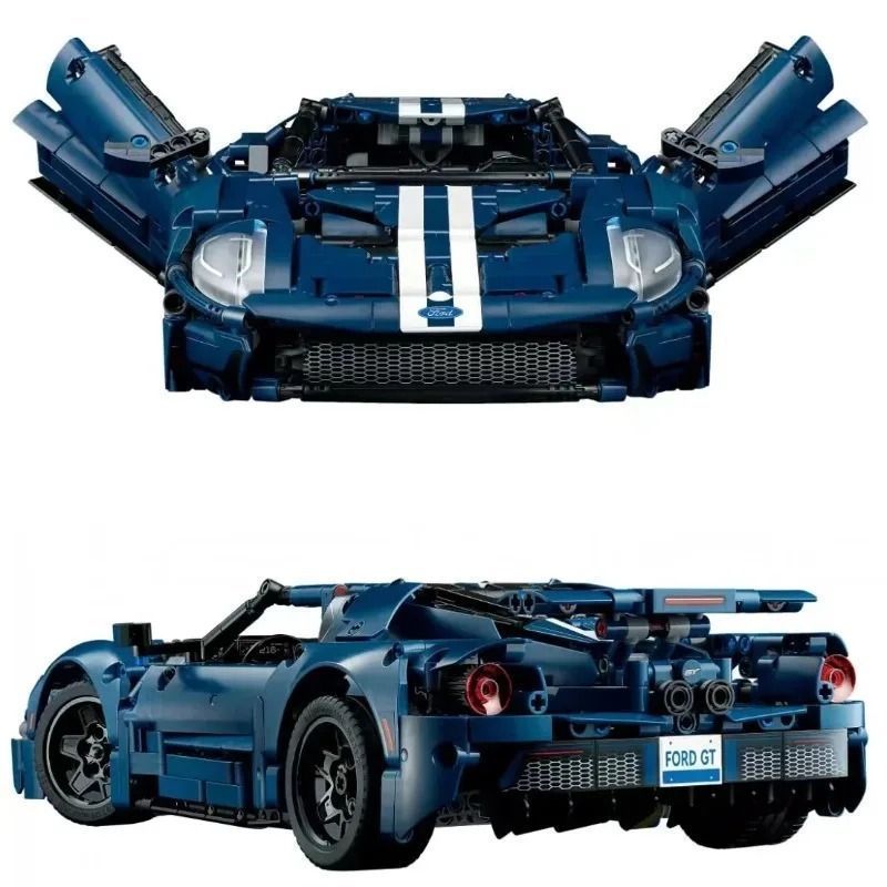 Carro esportivo GT tecnologia máquinas montagem compatível 42154 brinquedo bloco de construção menino presente