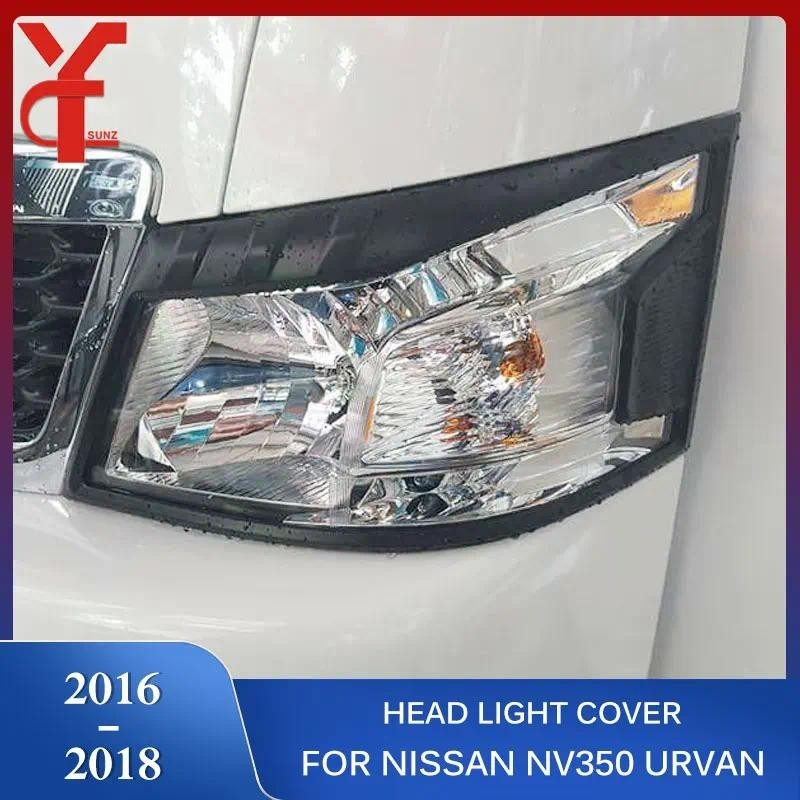 ABS Farol Capa Para Nissan NV350 Urvan Caravana E26 2016 2017 2018 Acessórios Cabeça Lâmpada Peças Exteriores