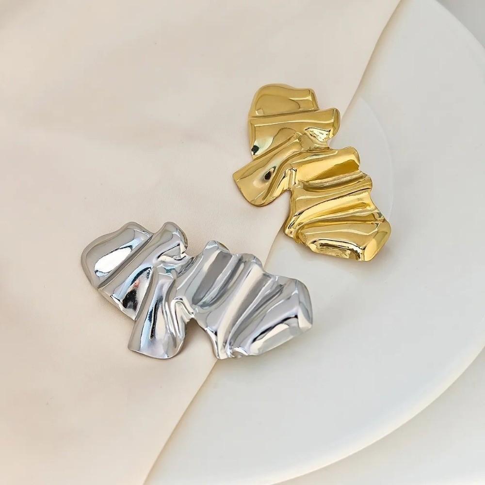 Broches Irregulares SUBEI , Geométricos De Metal Banhados A Ouro , Alfinetes De Lapela Abstratos À Prova D'água Em Cor P