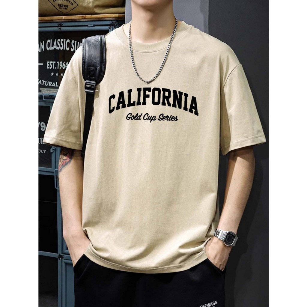 Camiseta California Masculina Feminina 100% Algodão Premium Estampada West Coast Tshirt Gola Redonda
