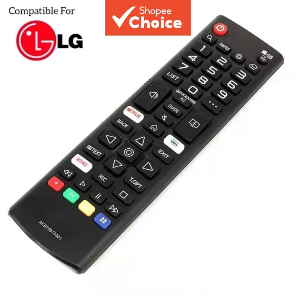 Para Controle Remoto de Substituição para LG Smart TV AKB75675301 UM SM Series, Controle Remoto Sem Fio para Televisão