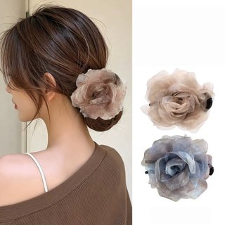 [Clipe de Bola de Flor de Gipsófila Estilo Coreano Doce Atmosfera Moda Grampo de Cabolo