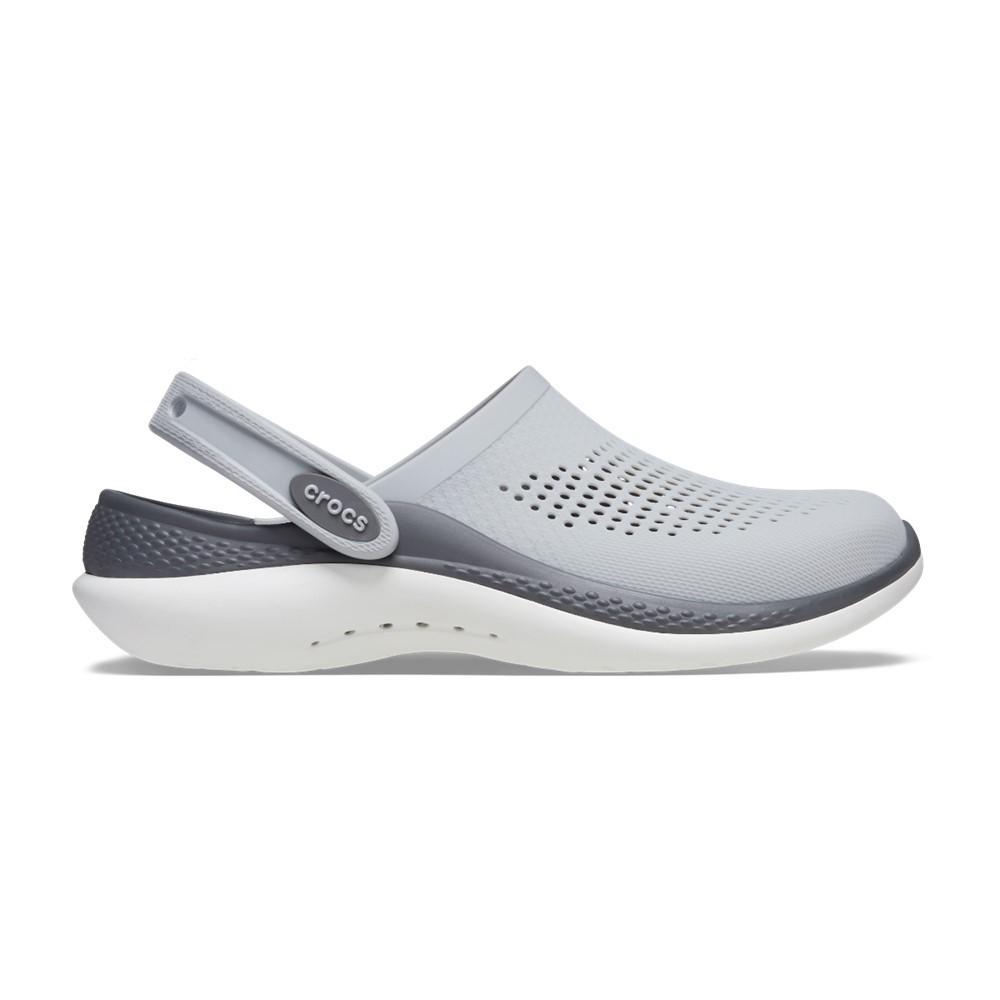 Sandália crocs literide 360 clog light grey/slate grey